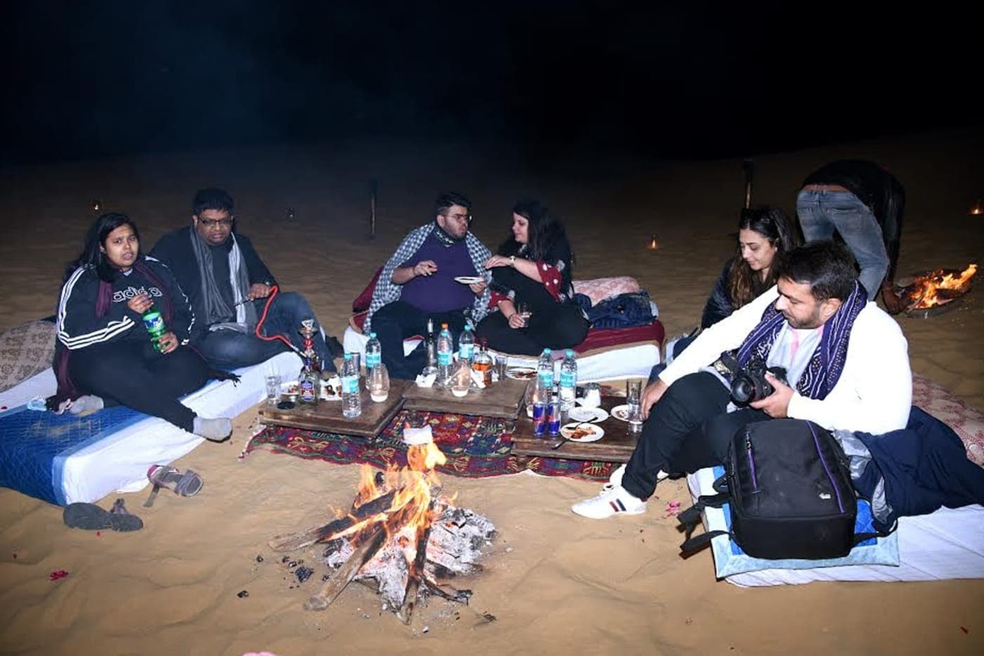 Candle Light Dinner on the Dunes in private setup