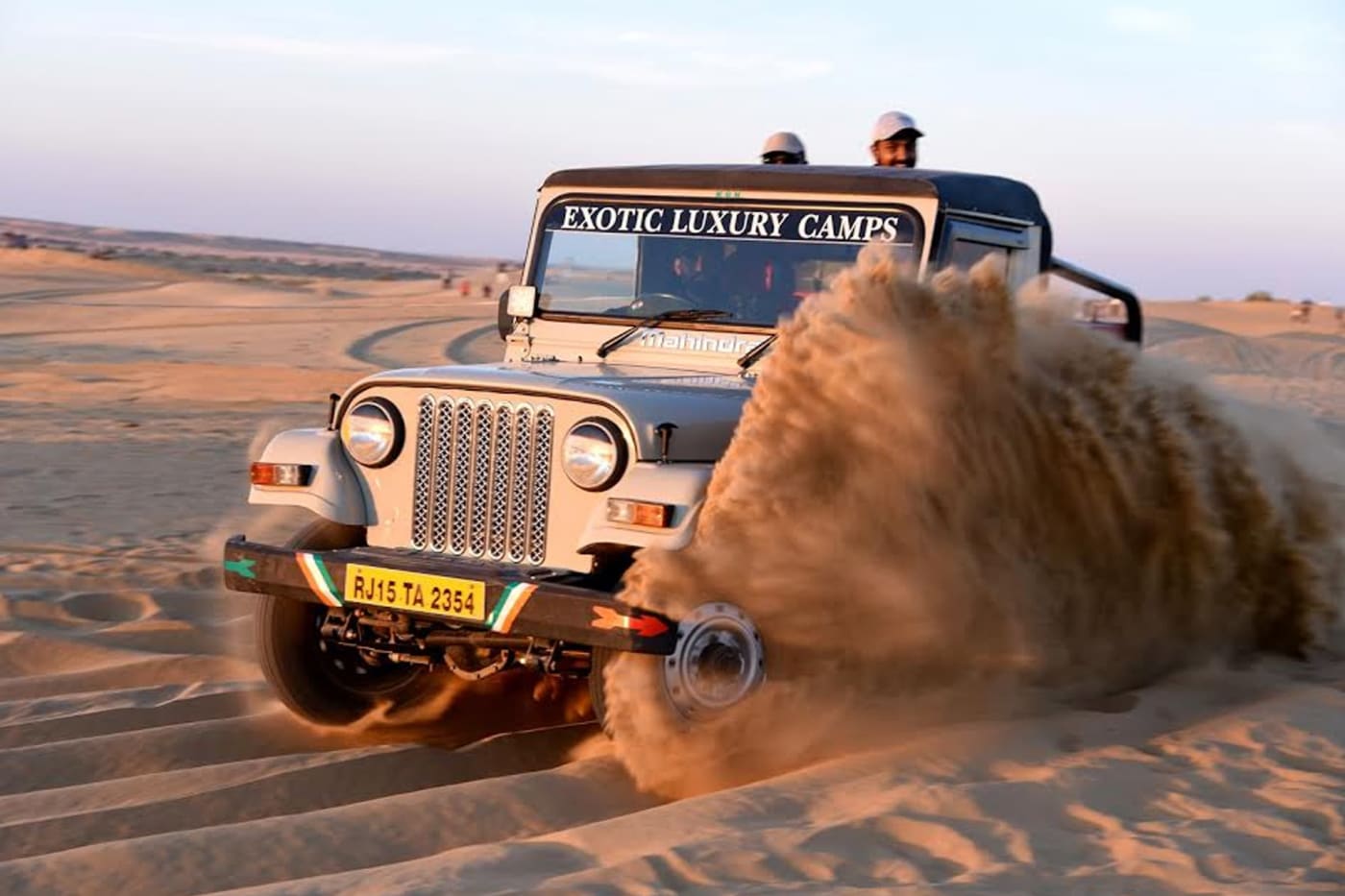 Jeep Safari in Sam Sand Dunes in Jaisalmer